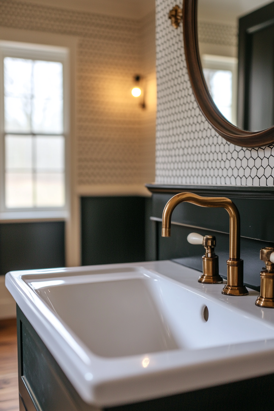 Geometric precision and texture with hexagonal tiles