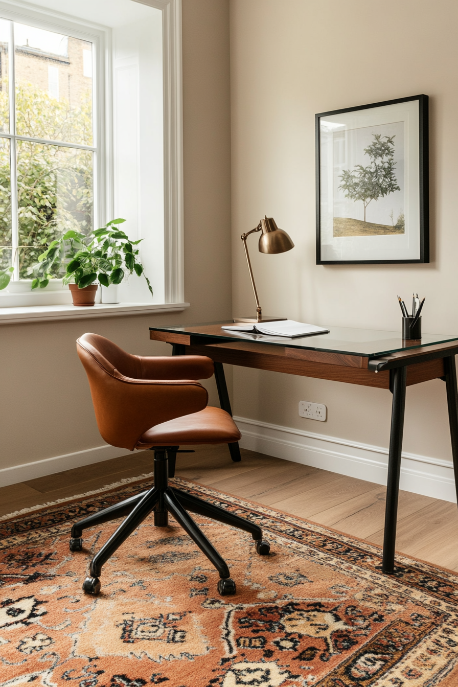 Minimalist desks fit well in small spaces