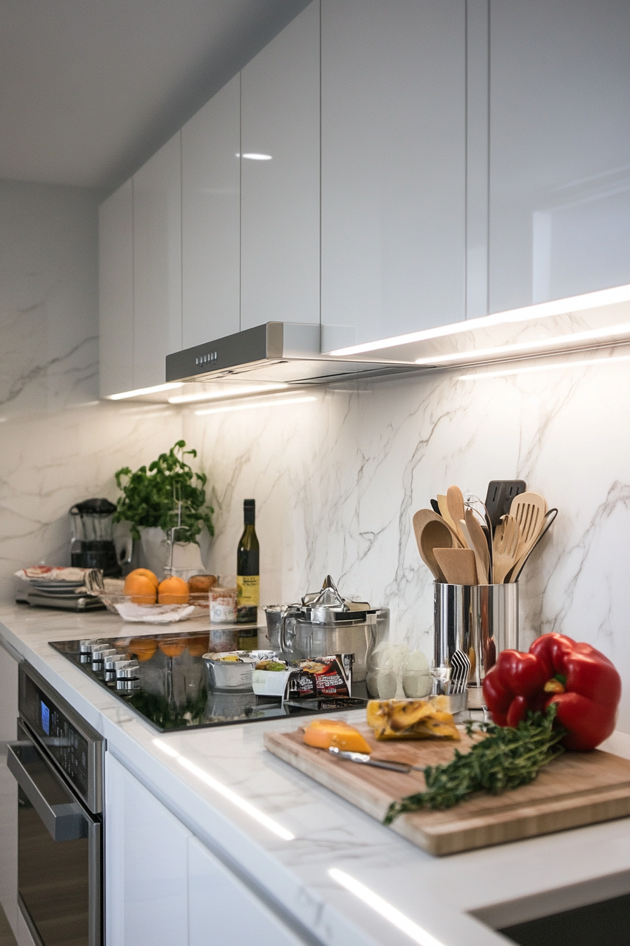 Modern flush mount lighting for compact spaces