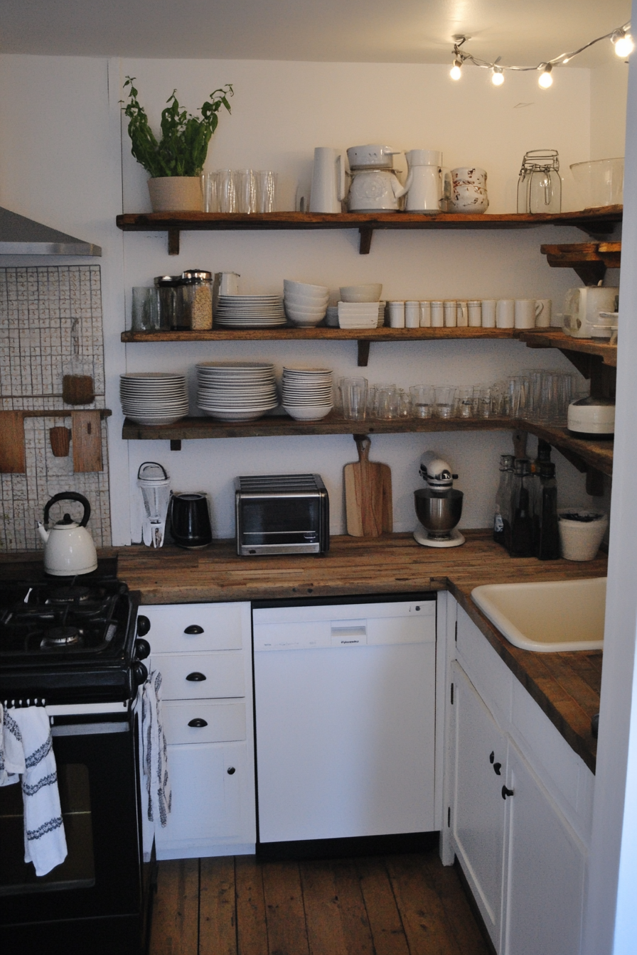 Budget-friendly small kitchen with affordable updates