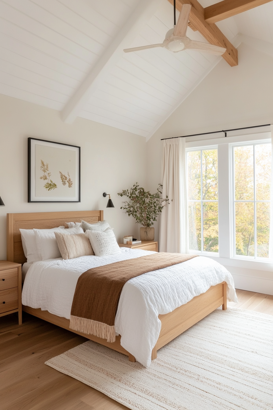 Birch wood furniture with clean silhouettes