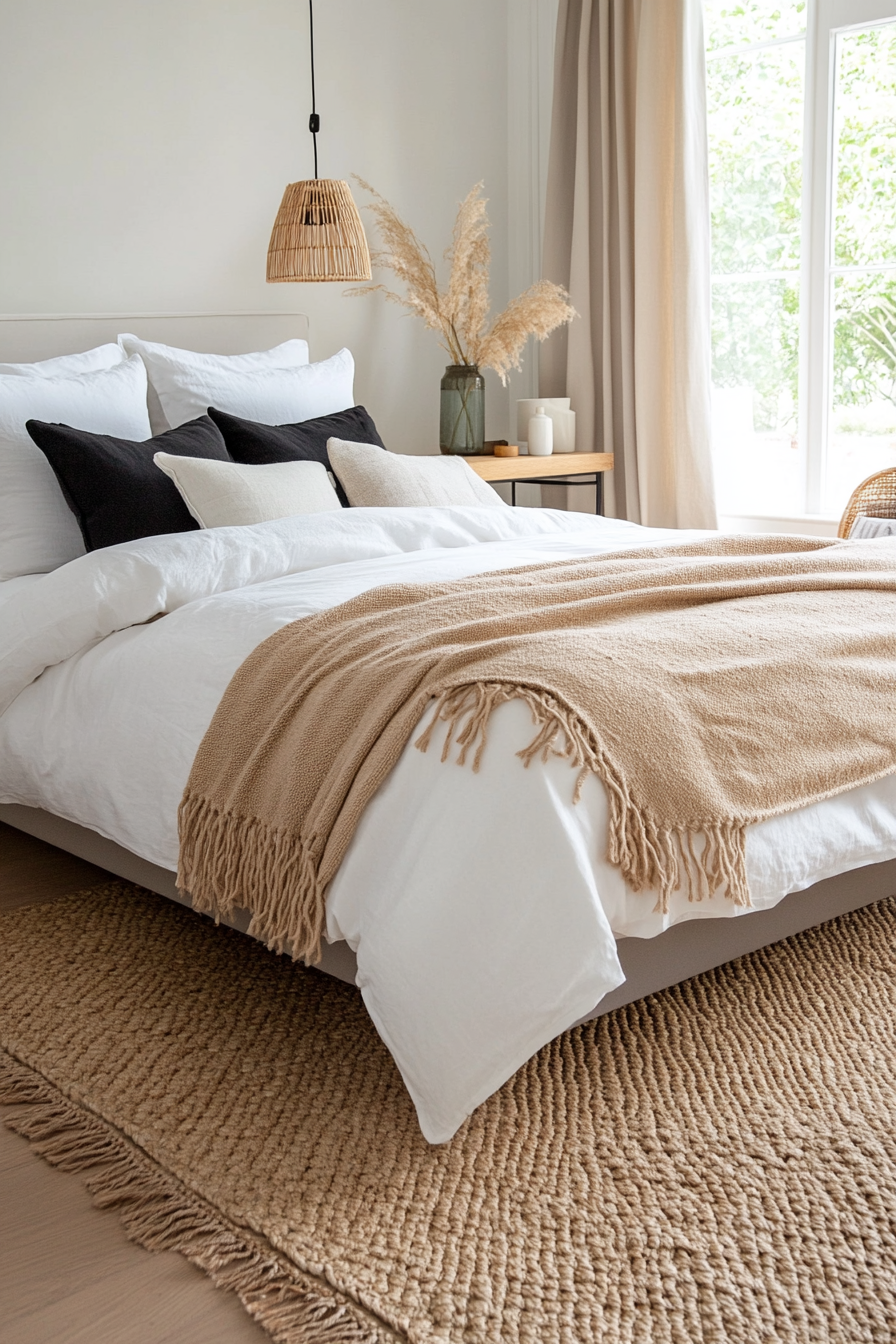 Monochromatic color scheme with subtle textures