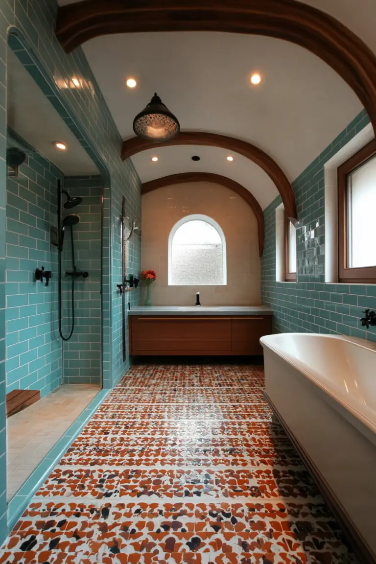 Examples of How to Best Use Bathroom Tiles
