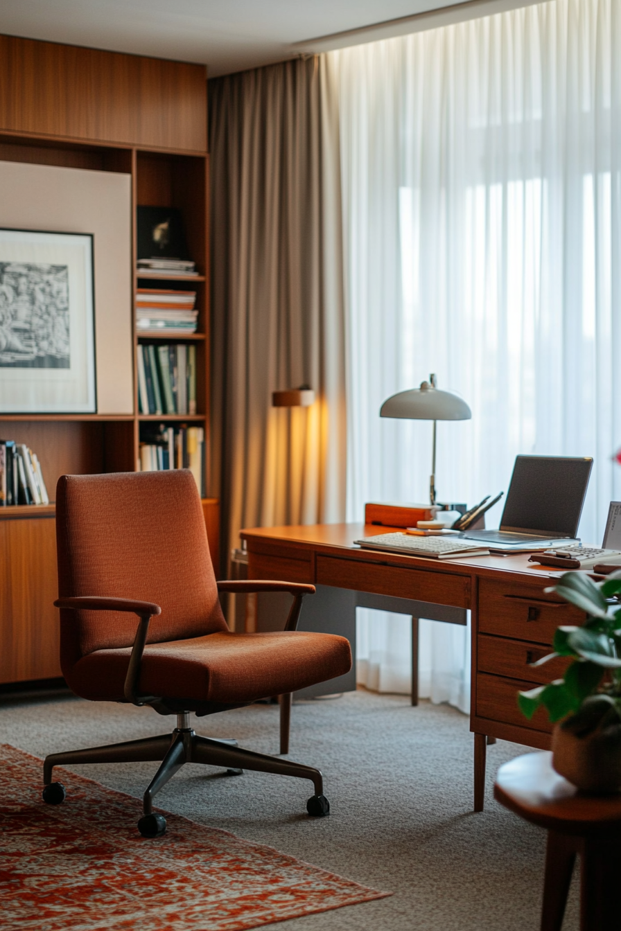 Layered textiles with soft lighting